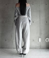 【再入荷】lace sweat pants