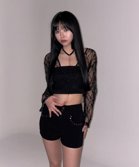 【再入荷】chain bare top