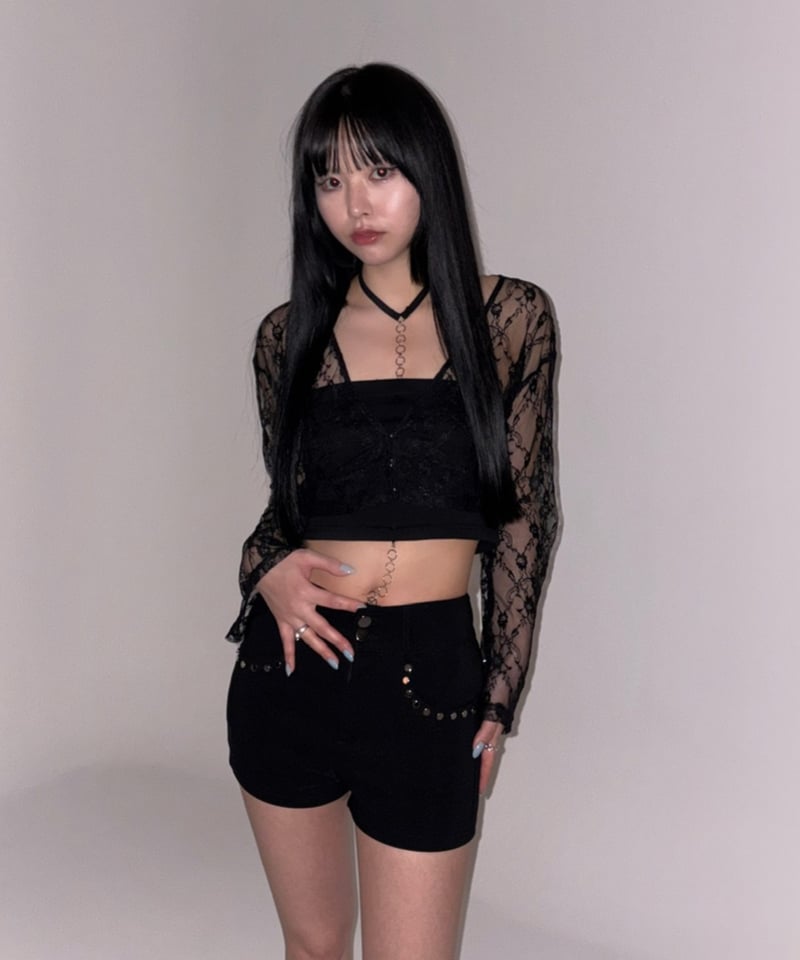 再入荷】chain bare top | KISS THE CLUB