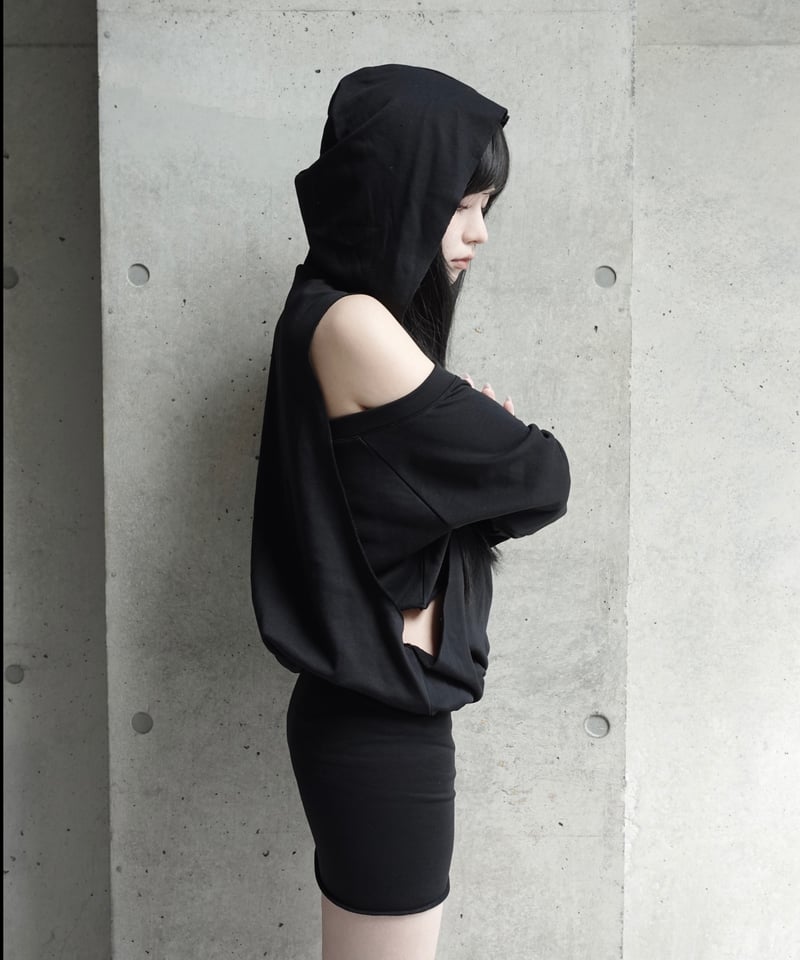 raw wrap mini onepiece | KISS THE CLUB