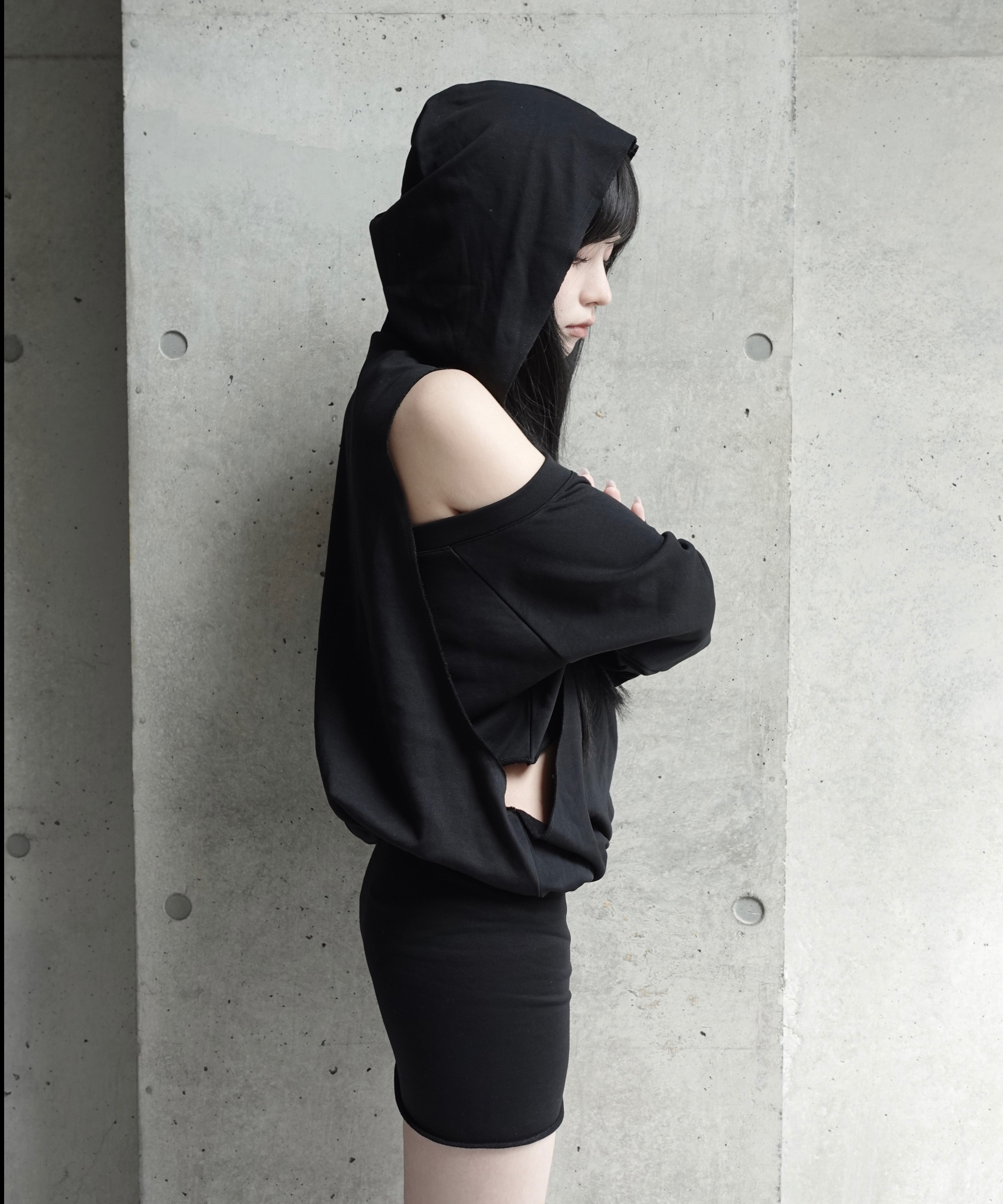 raw wrap mini onepiece | KISS THE CLUB