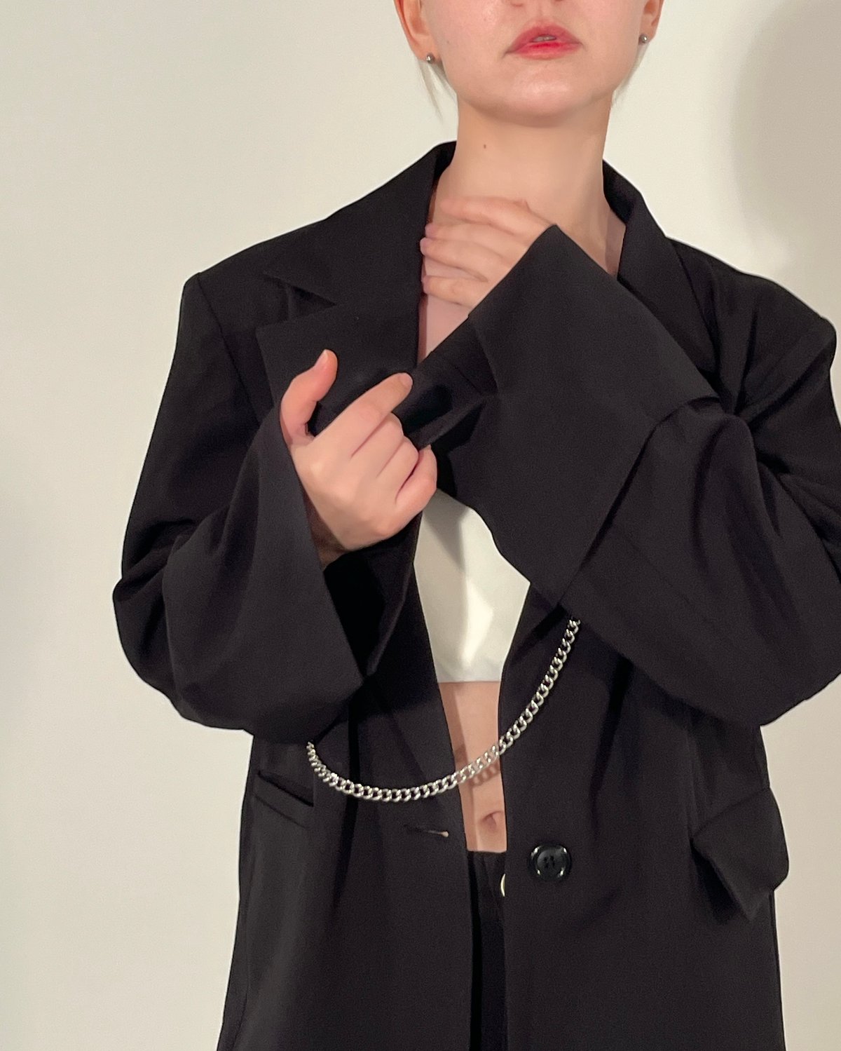 chain jacket | KISS THE CLUB