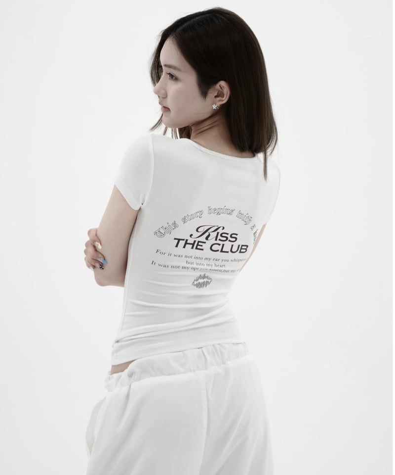 kiss the club harness fitted tee 値下げ可能 harness fitted tee