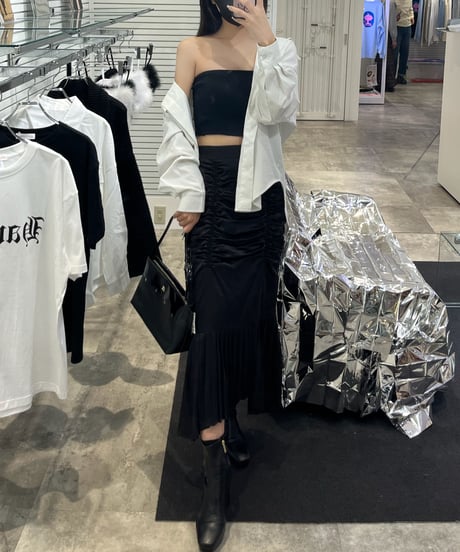 satin mermaid skirt