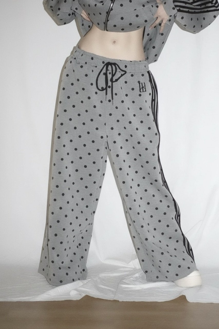 line unisex jersey pants (gray) | KISS THE CLUB