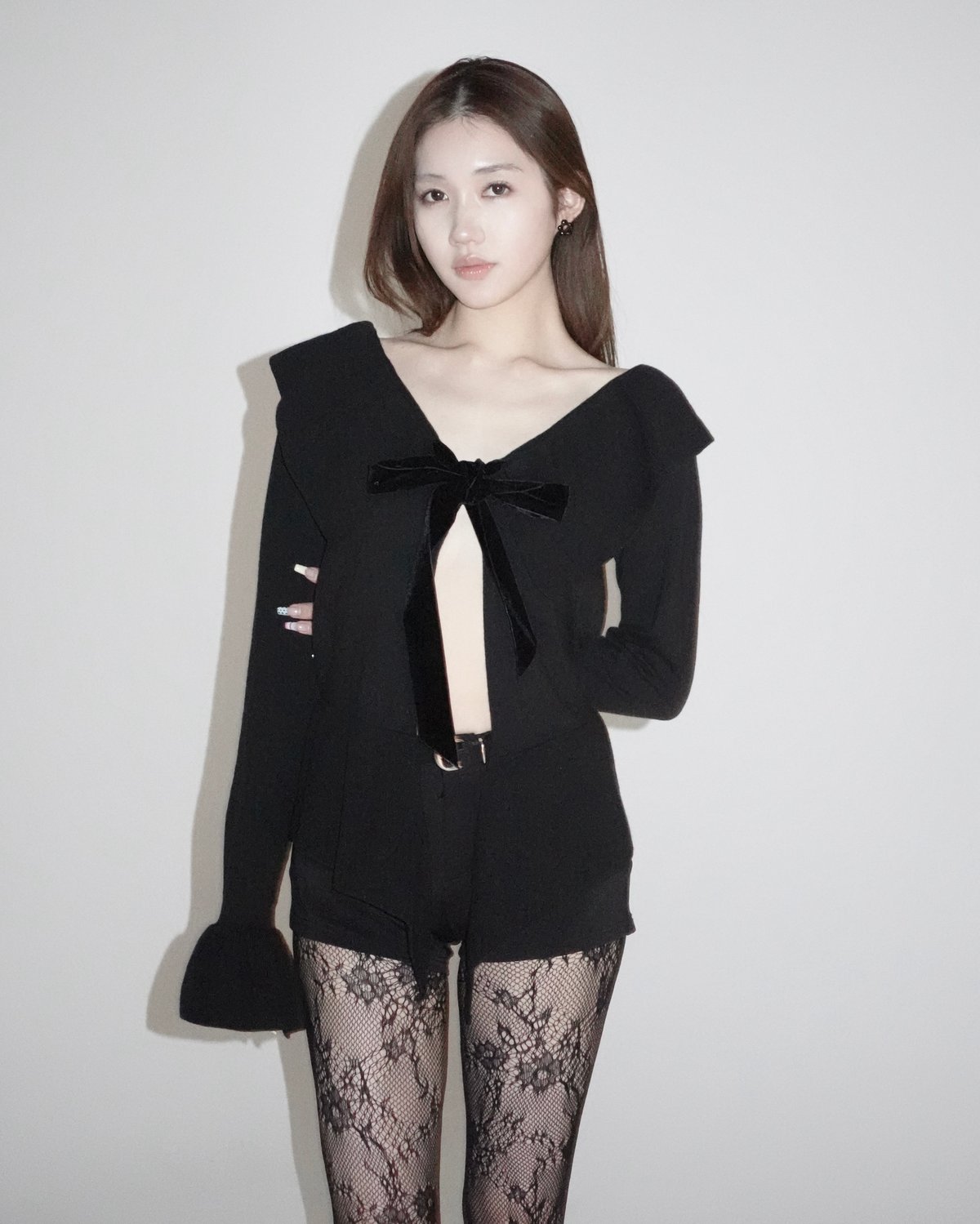 トップス kisstheclub doll ribbon cardigan beige doll ribbon cardigan | KISS THE CLUB