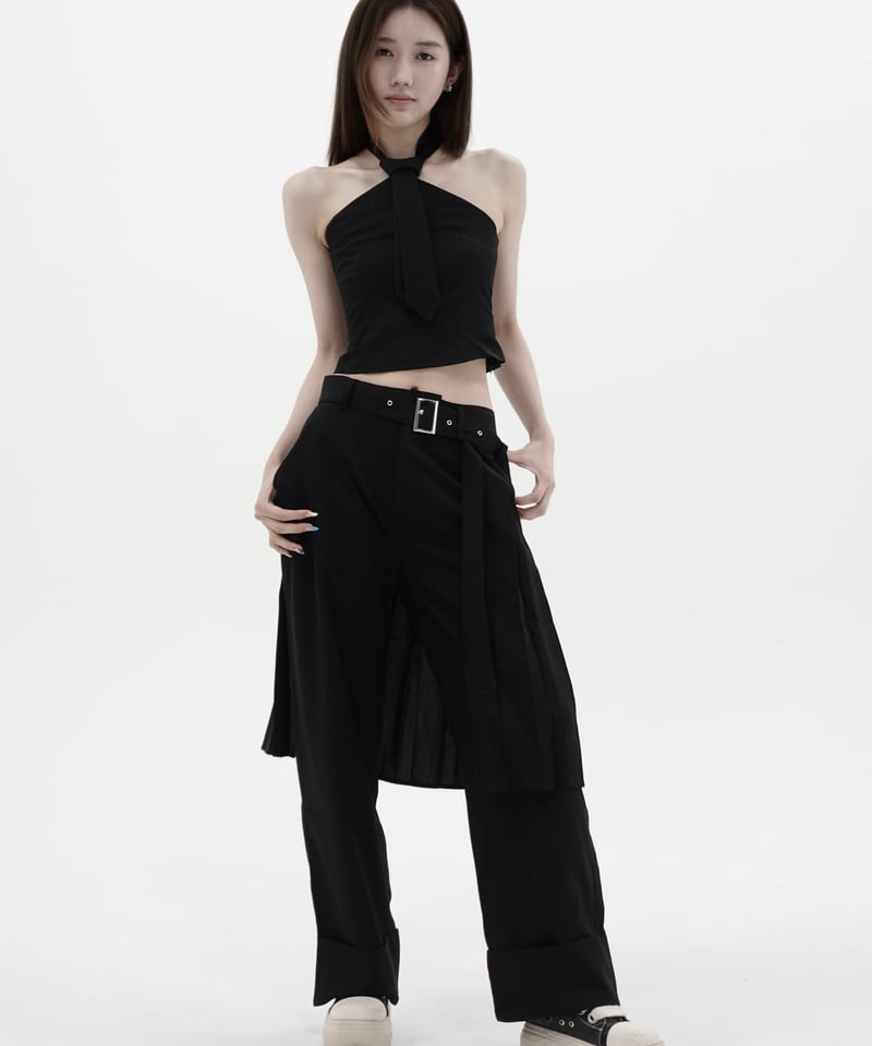 2way pleats slacks pants | KISS THE CLUB