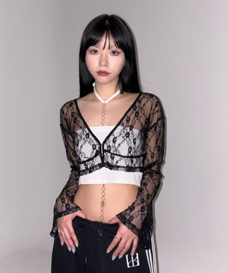 【再入荷】chain bare top