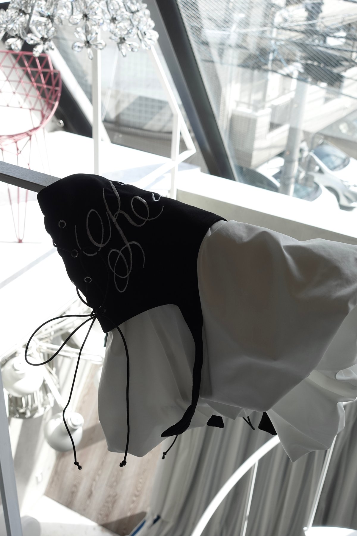 【公式完売品】umm.claïr 2way balloon bustier 黒 2way dull ballon skirt | KISS THE CLUB