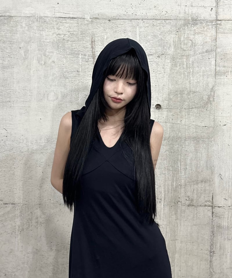 ワンピース kiss the club shadow drape dress black shadow drape dress | KISS THE CLUB
