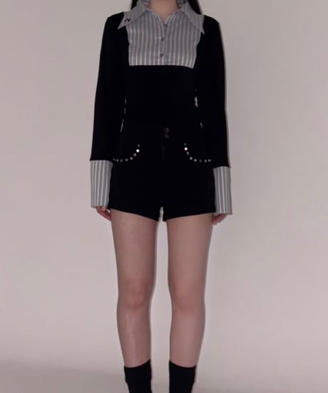 studded short pants