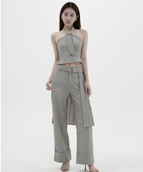 tie neck halter