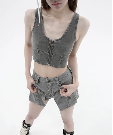 zip front vest