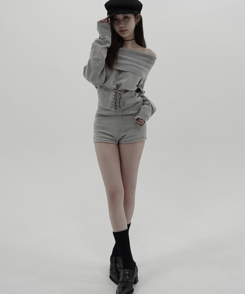 shape waist knit setup | KISS THE CLUB