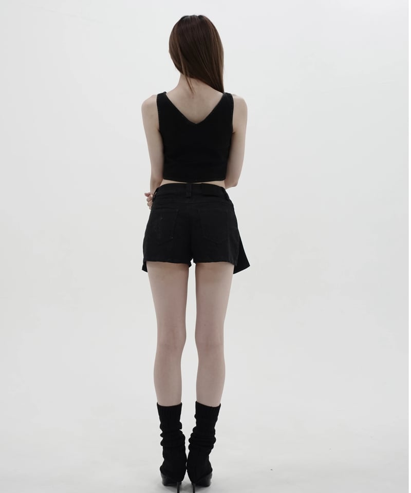 zip pocket denim pants | KISS THE CLUB