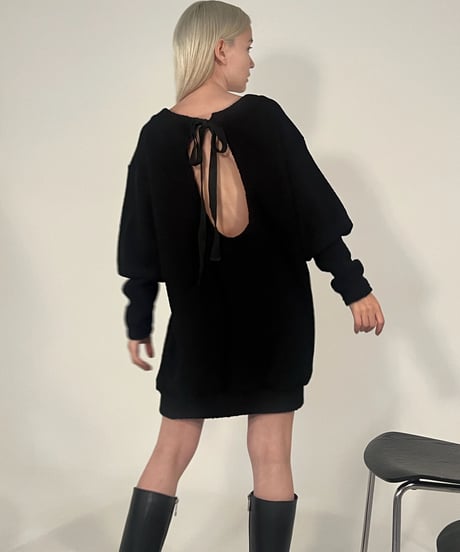 back open cardigan onepiece