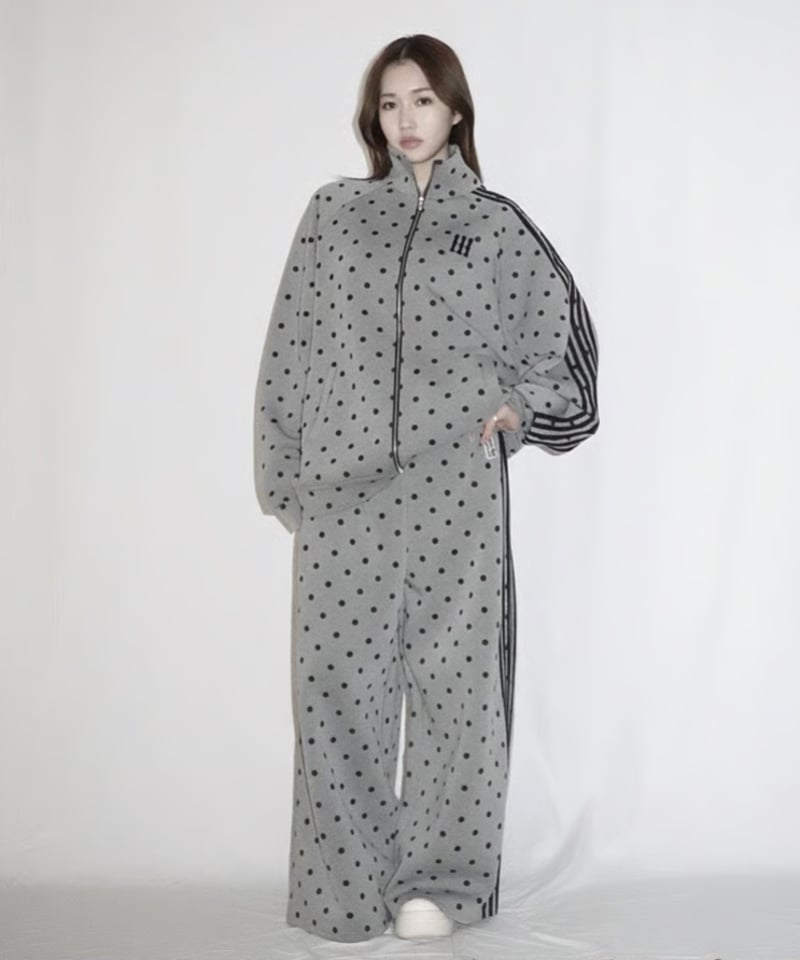 line unisex jersey jacket (gray) | KISS THE CLUB