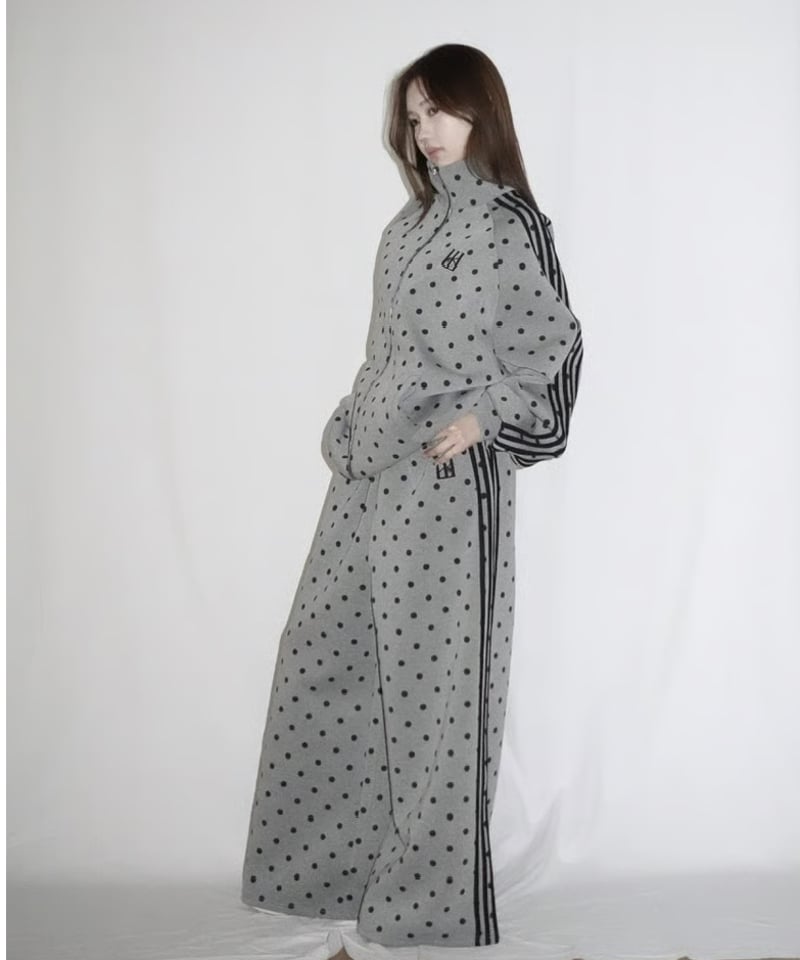 トップス kiss the club line unisex jersey line unisex jersey jacket (gray) | KISS THE CLUB