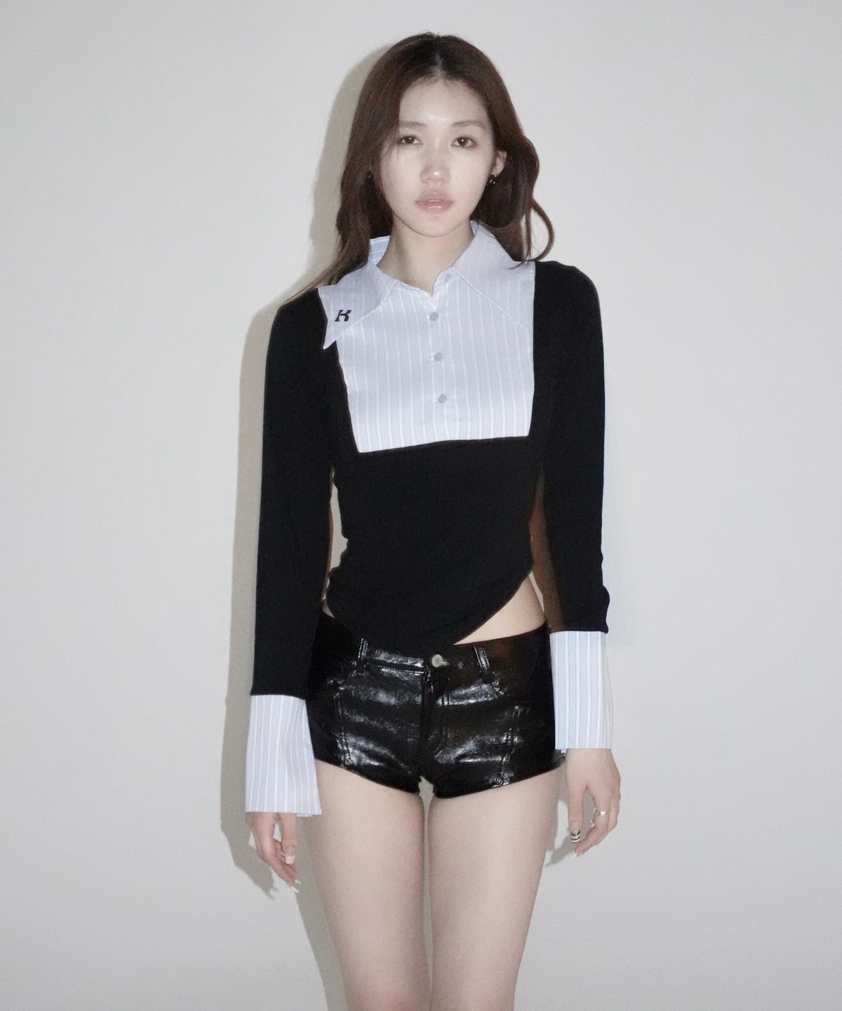 トップス Kisstheclub lady slim shirt tops lady slim shirt tops | KISS THE CLUB