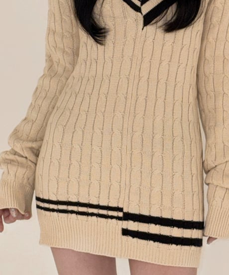 【再入荷】sweater mini onepiece