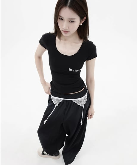 harness fitted short sleeve tee