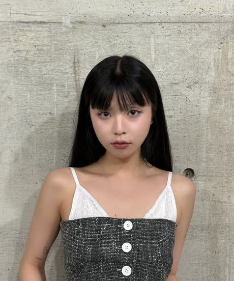 tweed lace camisole