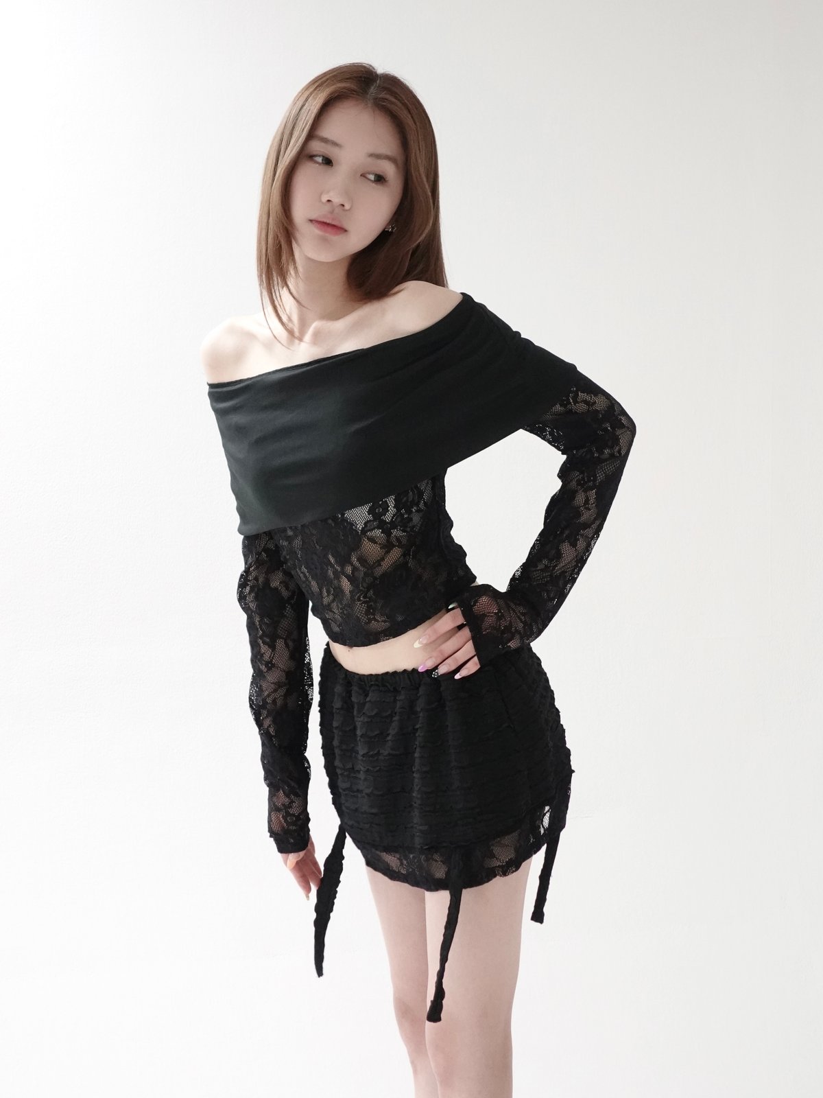 lace offshoulder tops | KISS THE CLUB