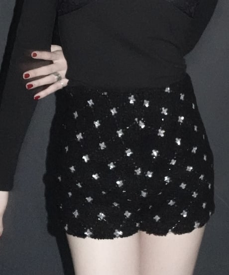 glitter quilting pants