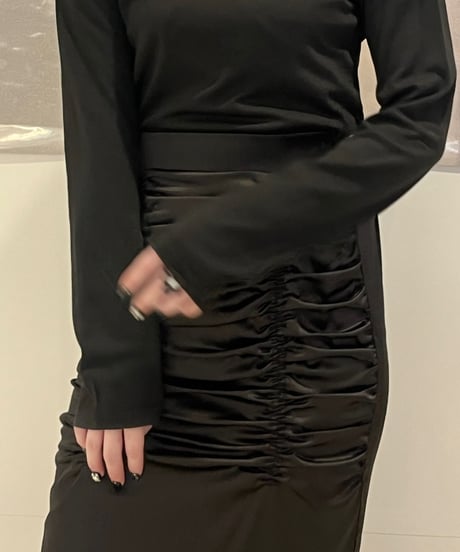 satin mermaid skirt