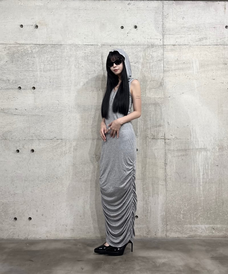 shadow drape dress | KISS THE CLUB