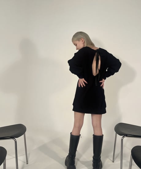 back open cardigan onepiece