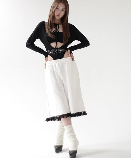 lace half pants