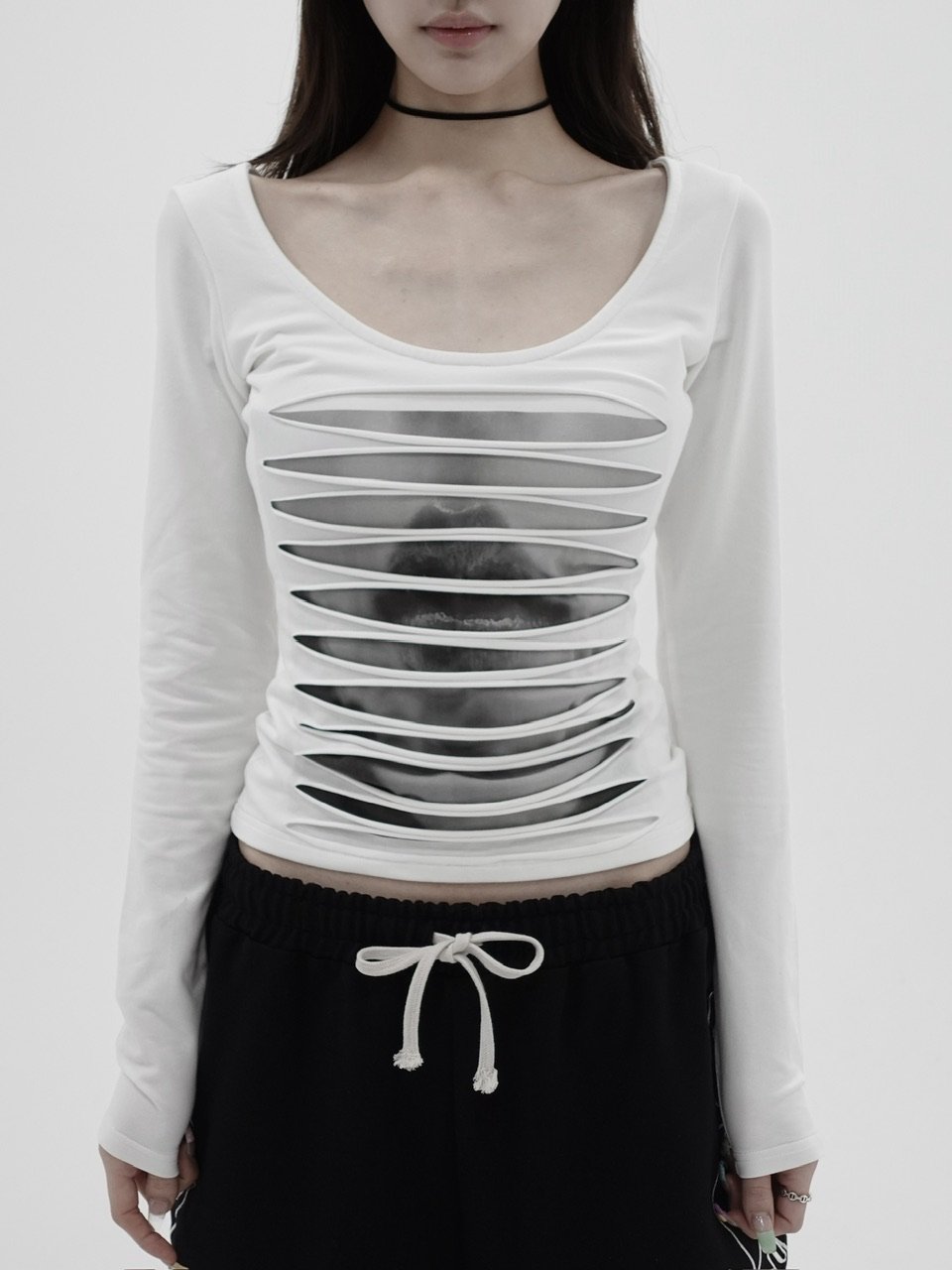 トップス KISS THE CLUB cracked kiss tee cracked kiss tee | KISS THE CLUB