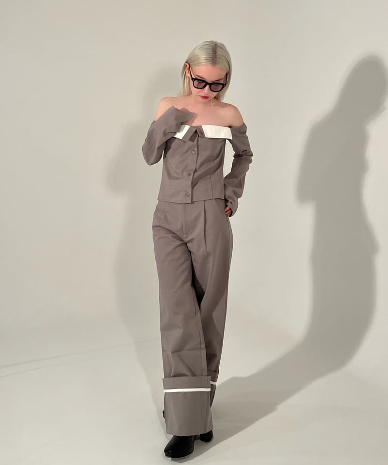 kiss the club セットアップ offshoulder setup | KISS THE CLUB