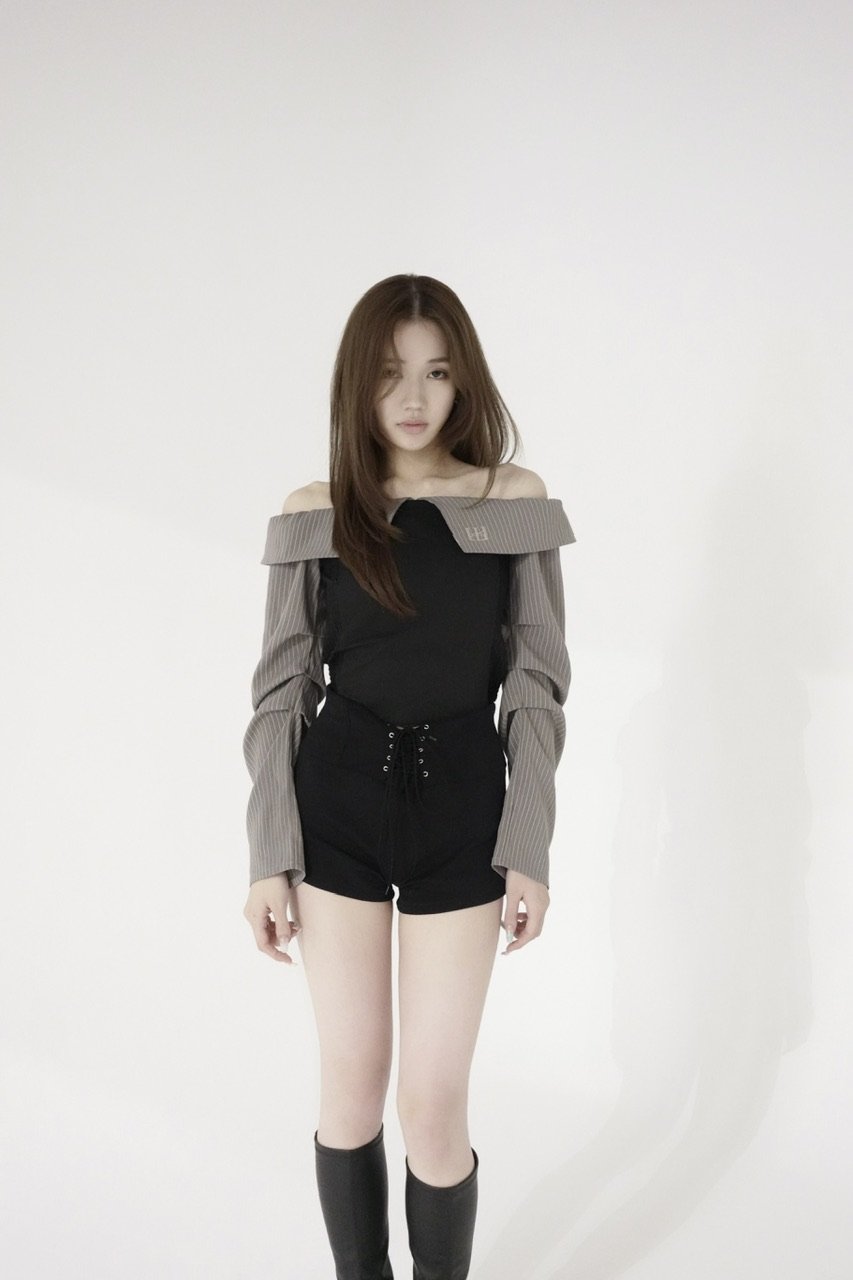 トップス kiss the club offshoulder curve shirt offshoulder curve shirt | KISS THE CLUB