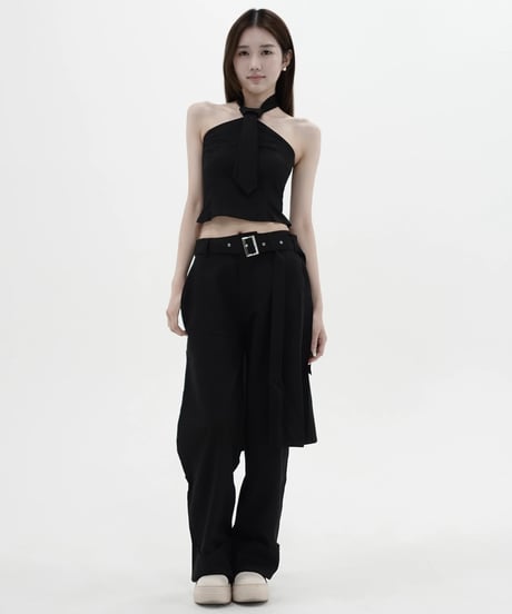 2way pleats slacks pants