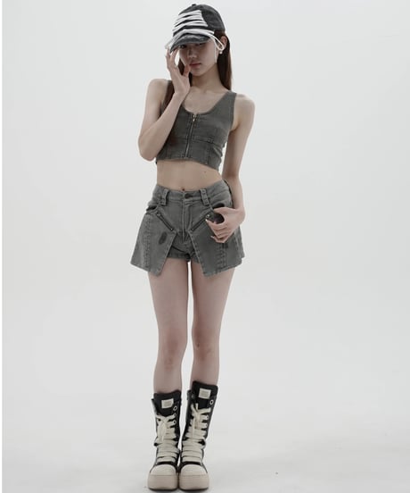 zip front vest
