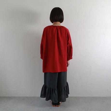 Sikuten リネンパフスリーブチュニック
