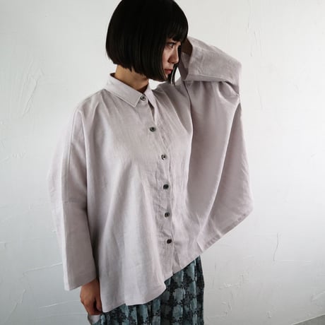 Sikuten  リネンワイドブラウス