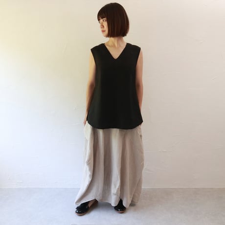 Sikuten リネンタンクトップ