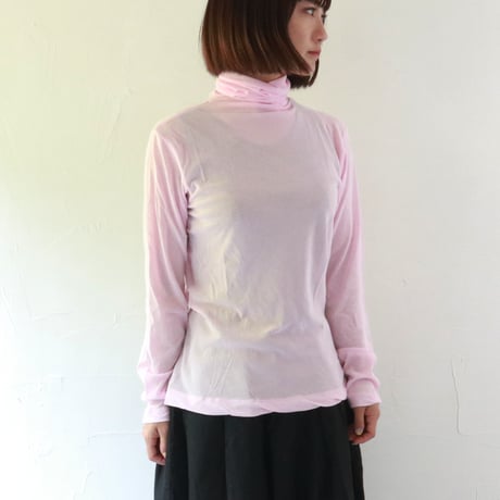 Sikuten  HARD TWIST YARN  スムースコットン  ハイネックカットソー