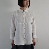Sikuten リネンピンタックブラウス