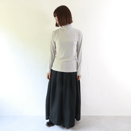 Sikuten  HARD TWIST YARN  スムースコットン  ハイネックカットソー