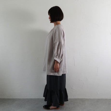 Sikuten リネンパフスリーブチュニック