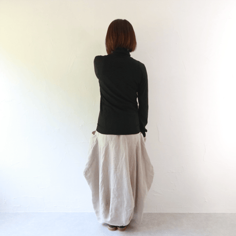 Sikuten  HARD TWIST YARN  スムースコットン  ハイネックカットソー