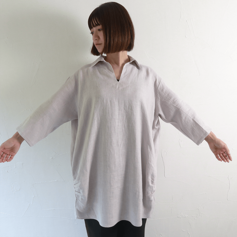 Sikuten 襟付きチュニック | イロアセナイ