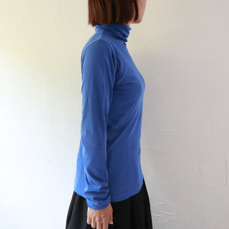 Sikuten  HARD TWIST YARN  スムースコットン  ハイネックカットソー