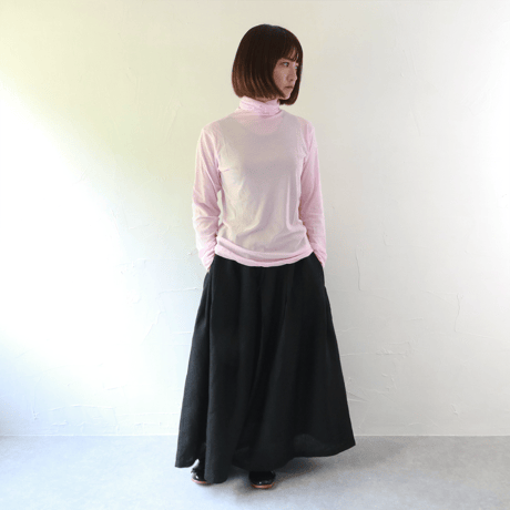 Sikuten  HARD TWIST YARN  スムースコットン  ハイネックカットソー
