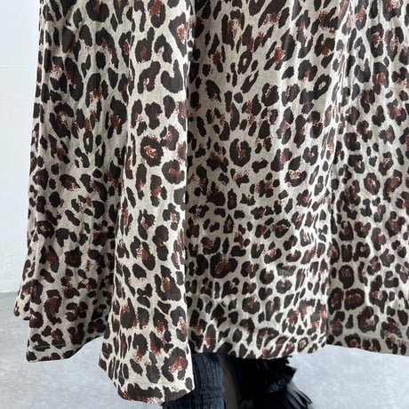 Sikuten ギャザースカート(LEOPARD)