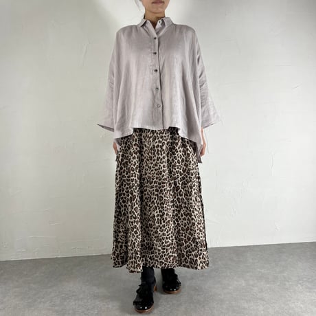 Sikuten ギャザースカート(LEOPARD)